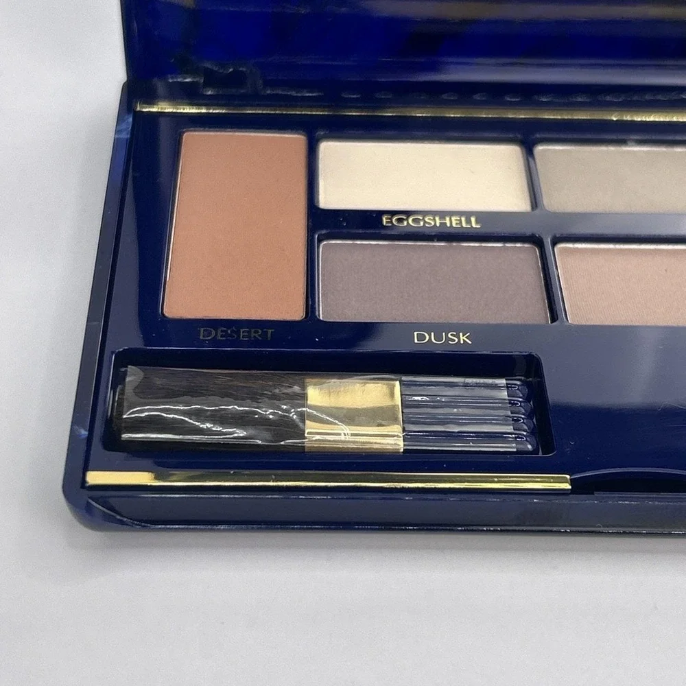 Vtg Estee Lauder Two in One Eyeshadow Palette STORM & BORDEAUX Duo EGGSHELL DUSK